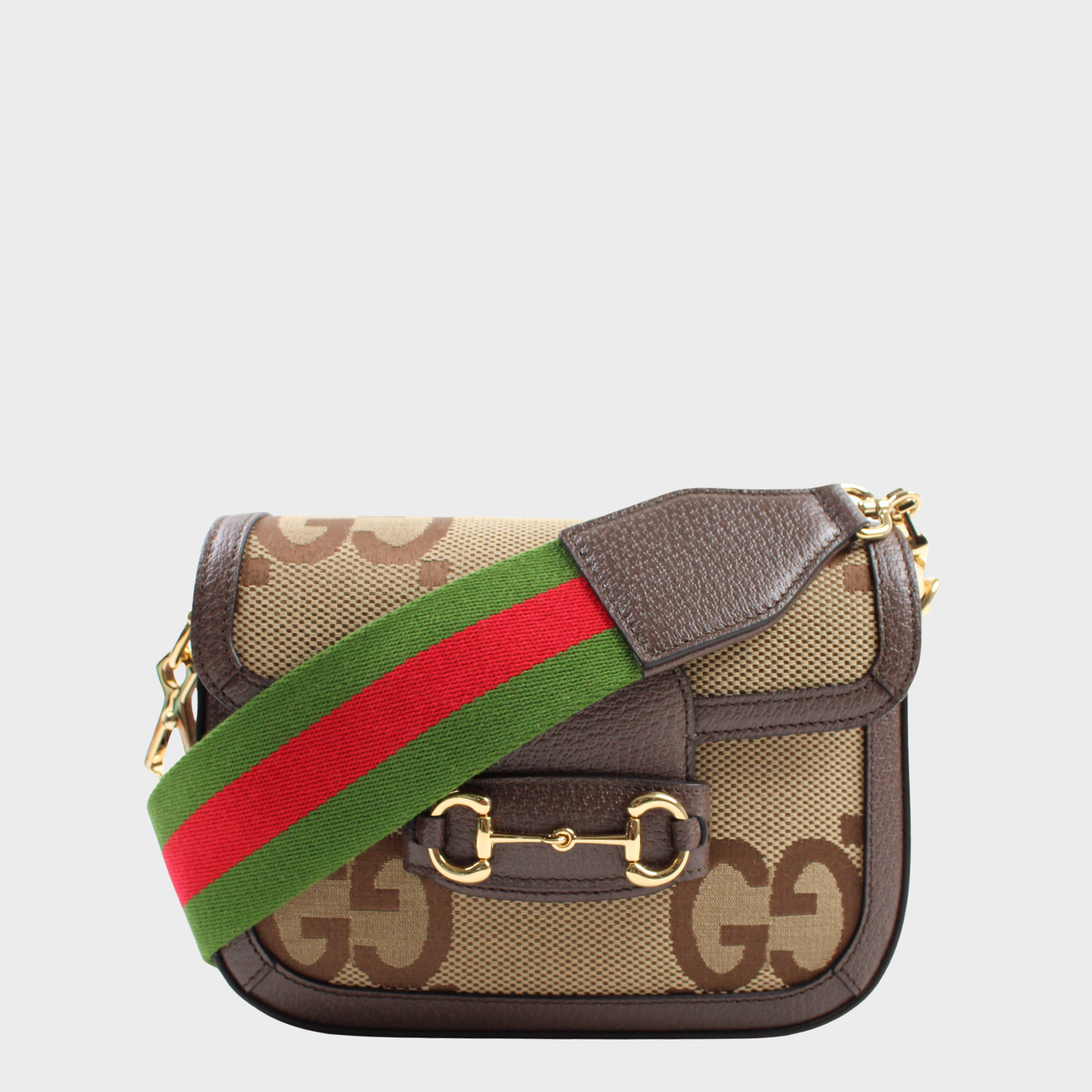 Gucci Horsebit 1955 GG Jumbo Mini