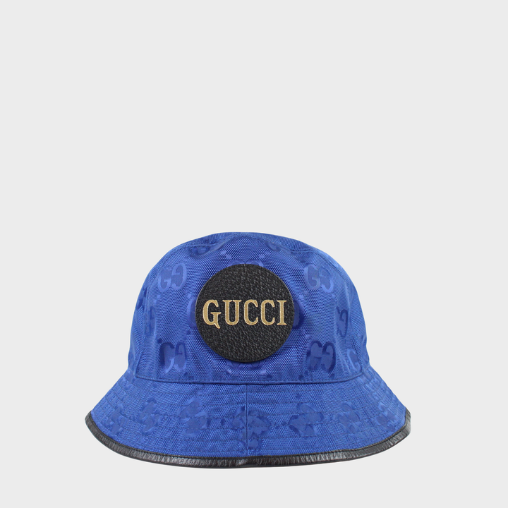 Gucci GG Nylon Jacquard Cappello Bucket