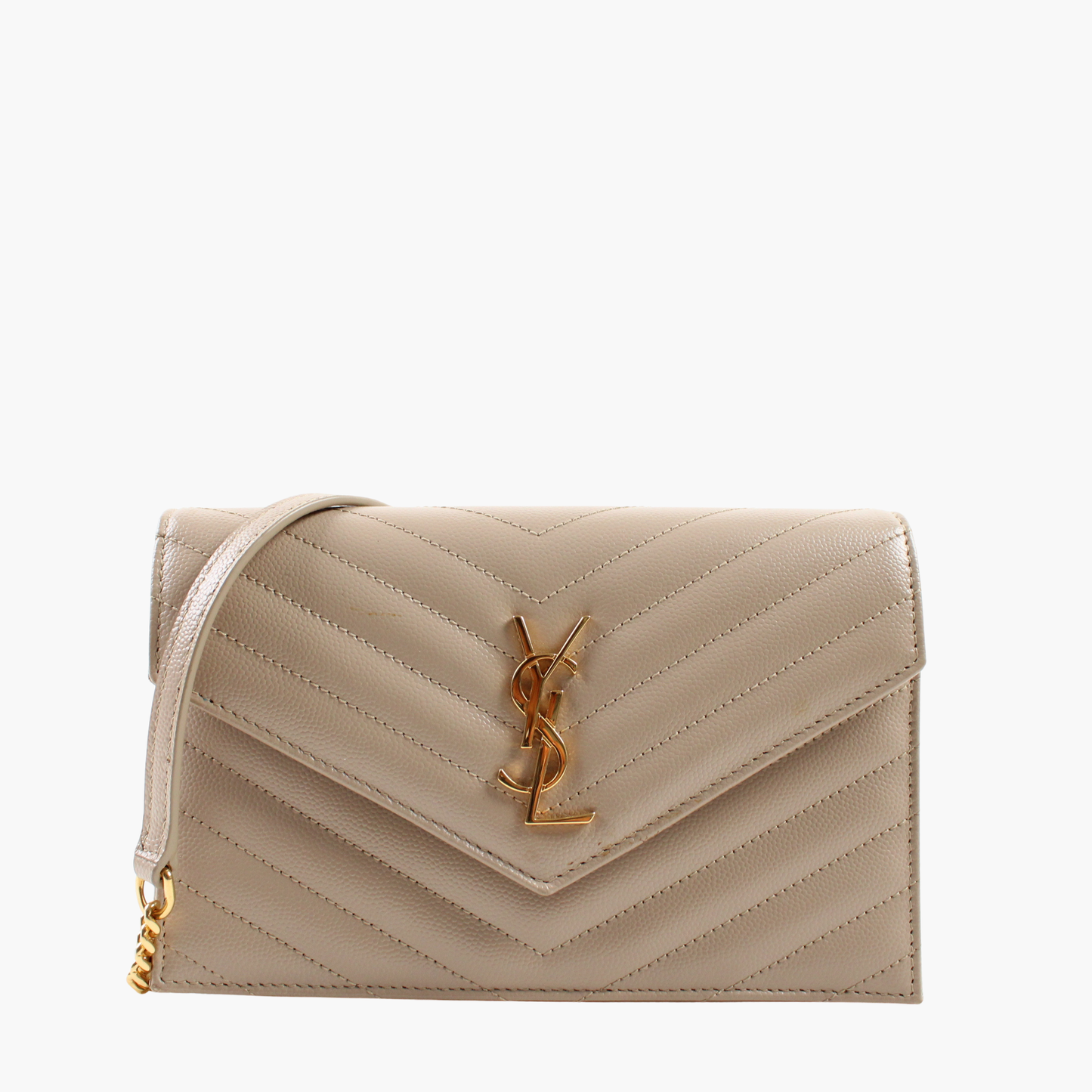 Saint Laurent Cassandre Portafoglio Con Catena