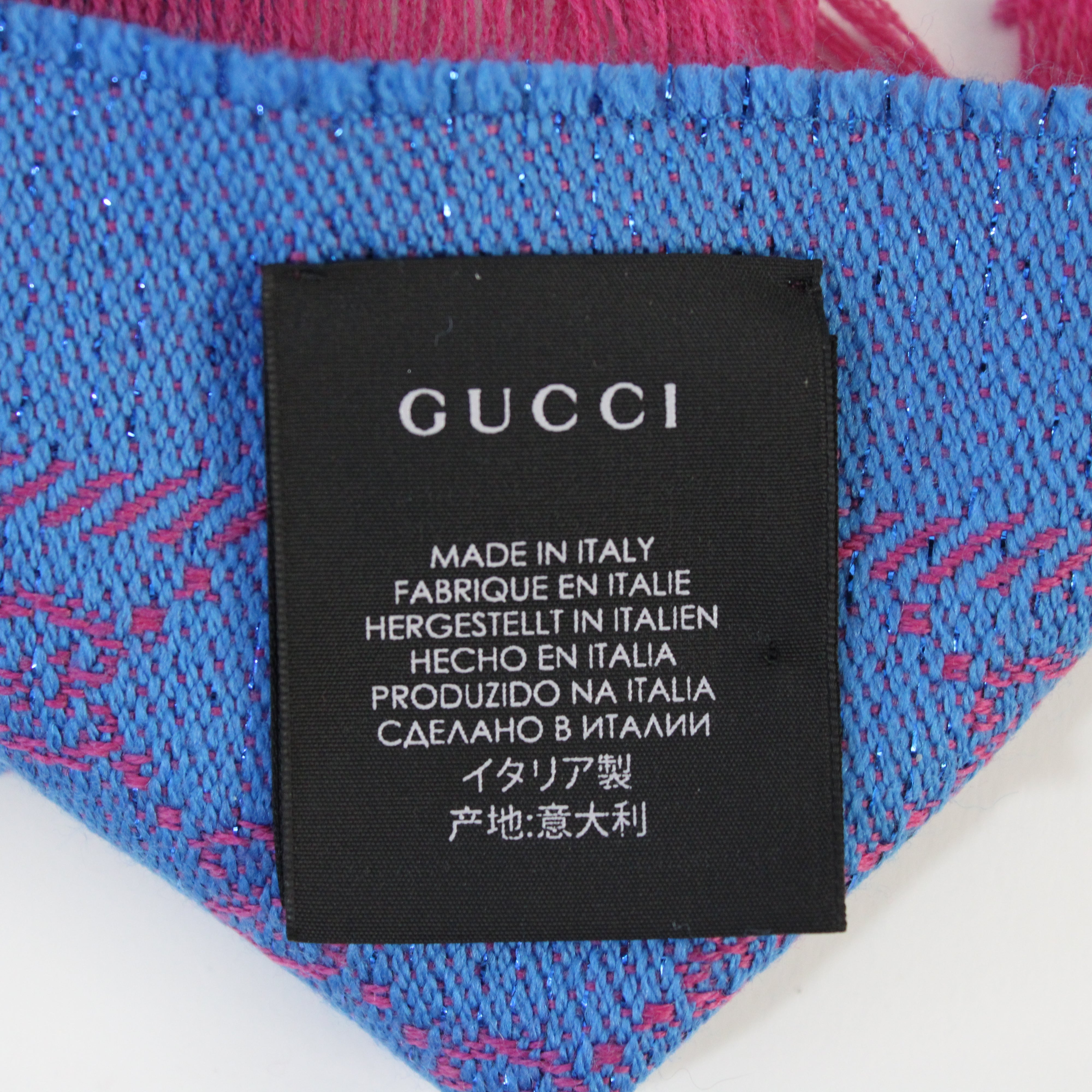 Gucci Sciarpa In Lana Multicolore