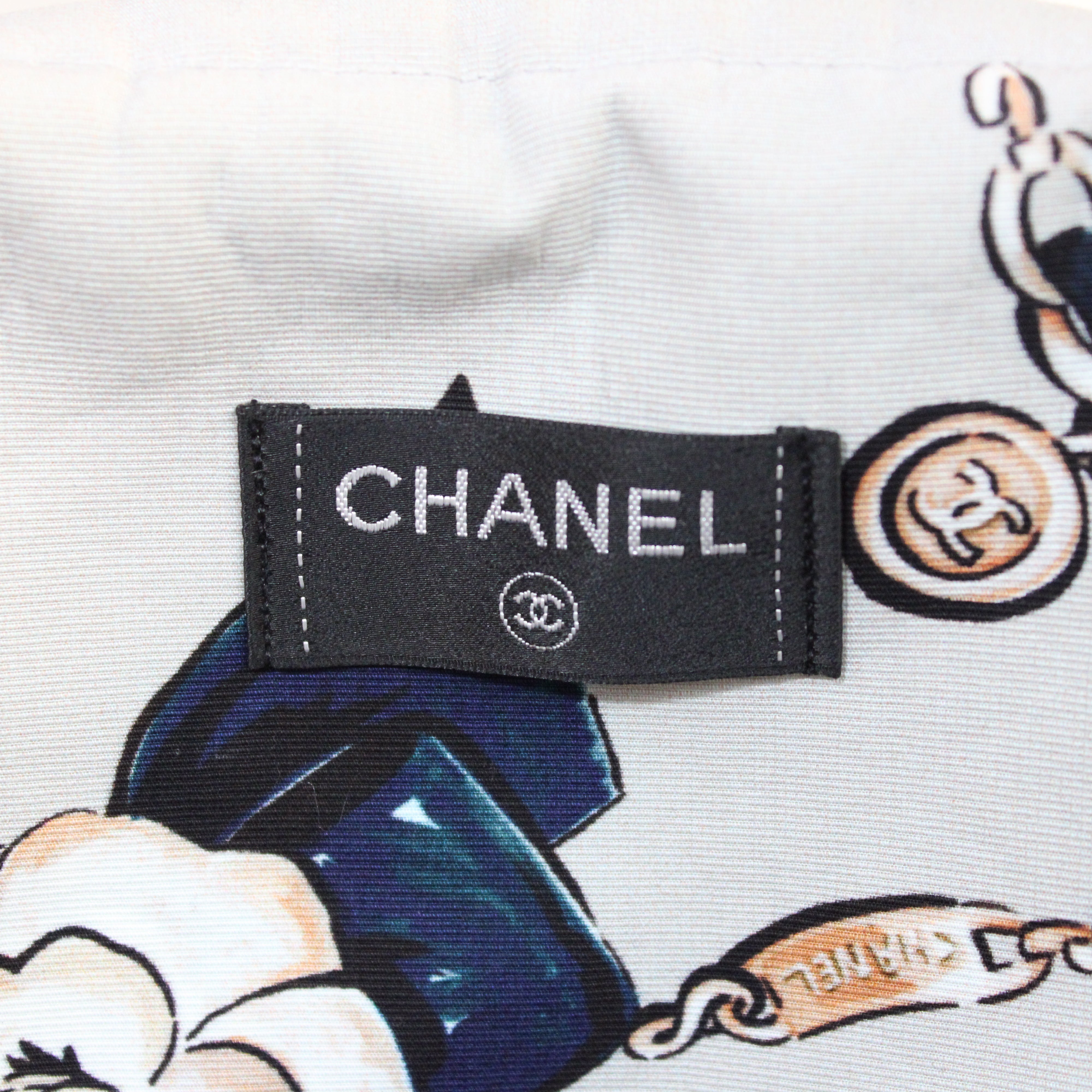 Chanel Borsa Tote Da Mare Blue