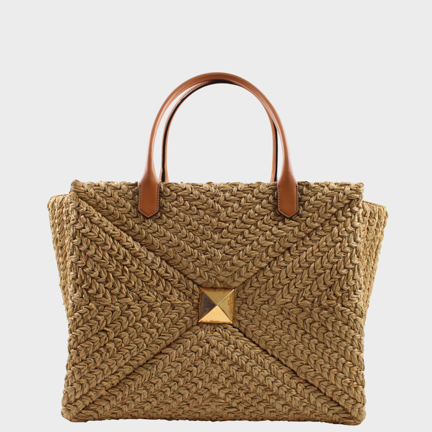Valentino Garavani One Stud In Raffia