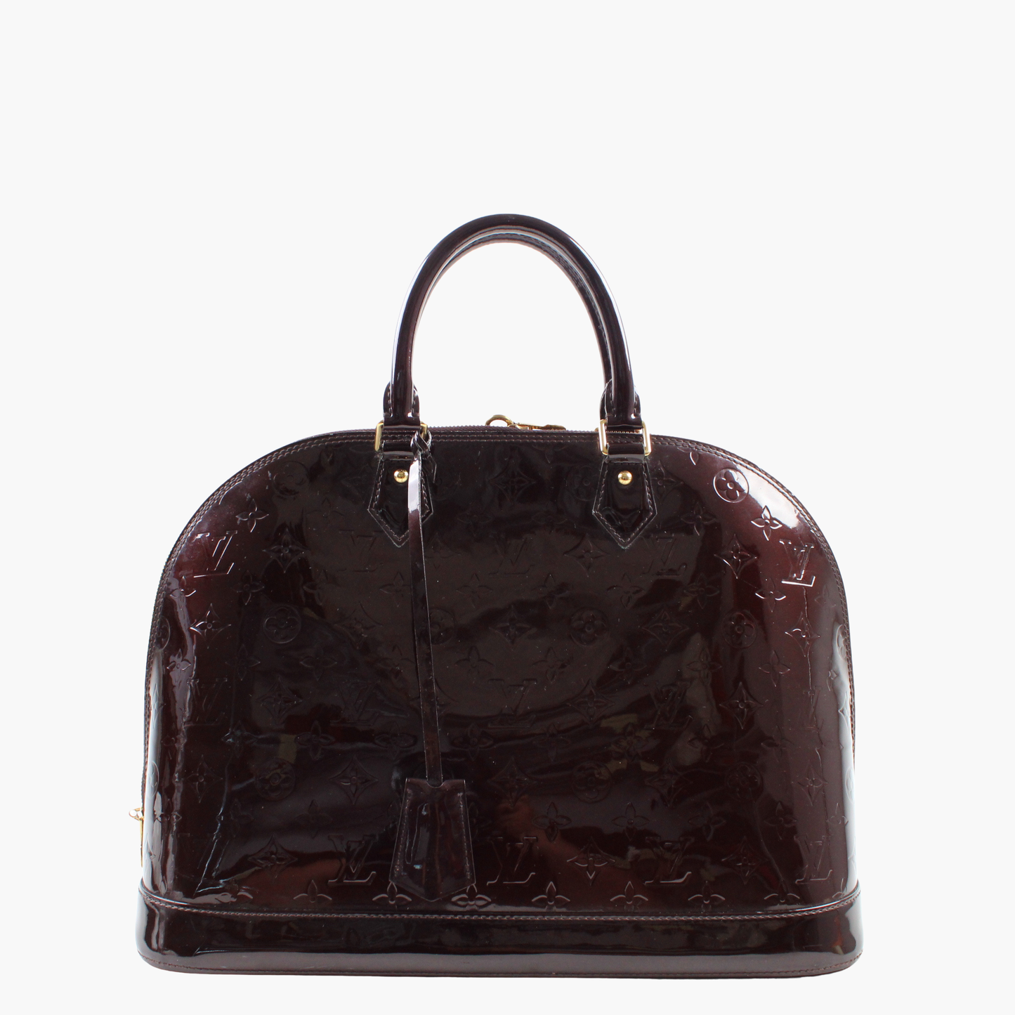 Louis Vuitton Alma Gm In Vernis Amaranto