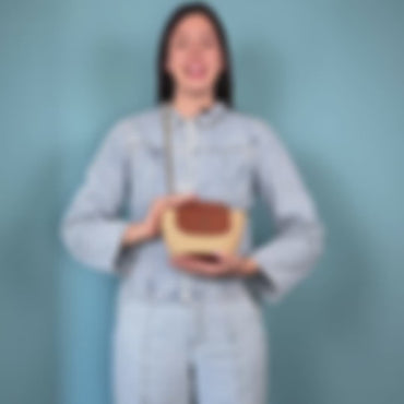 Saint Laurent Manon Mini In Rafia