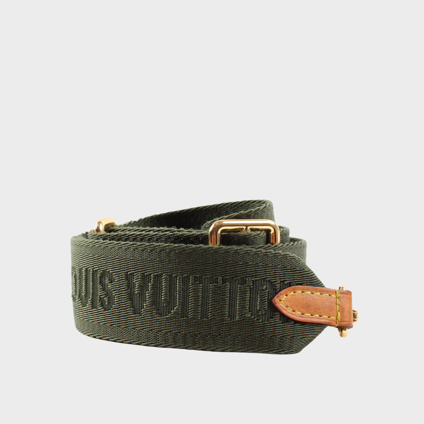 Louis Vuitton Tracolla Verde Regolabile