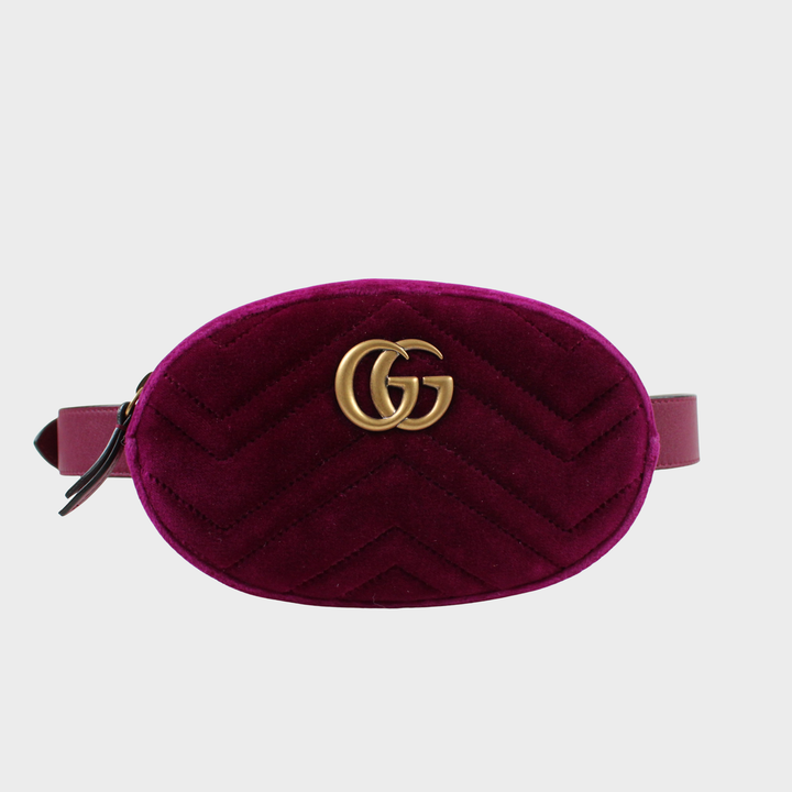 Gucci GG Marmont Marsupio In Velluto