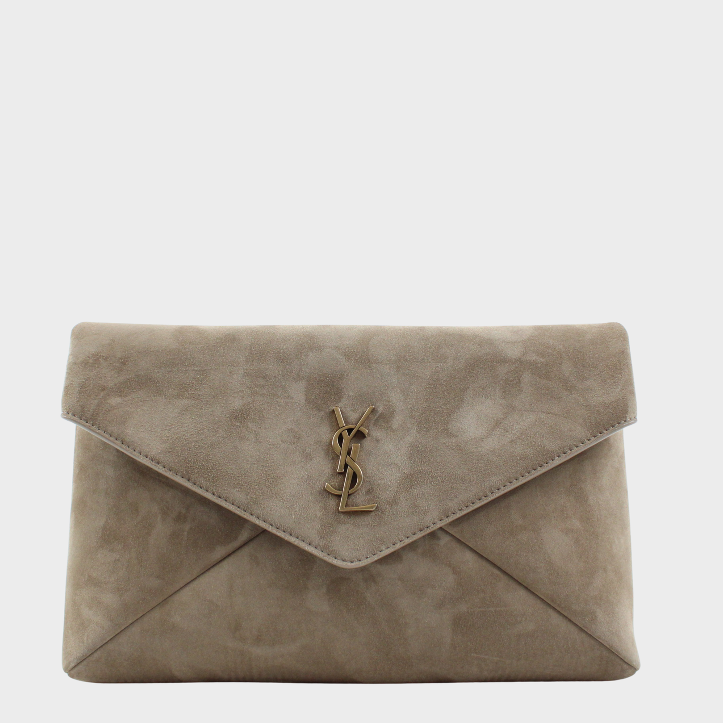 Saint Laurent Enevelope Pouch In Suede