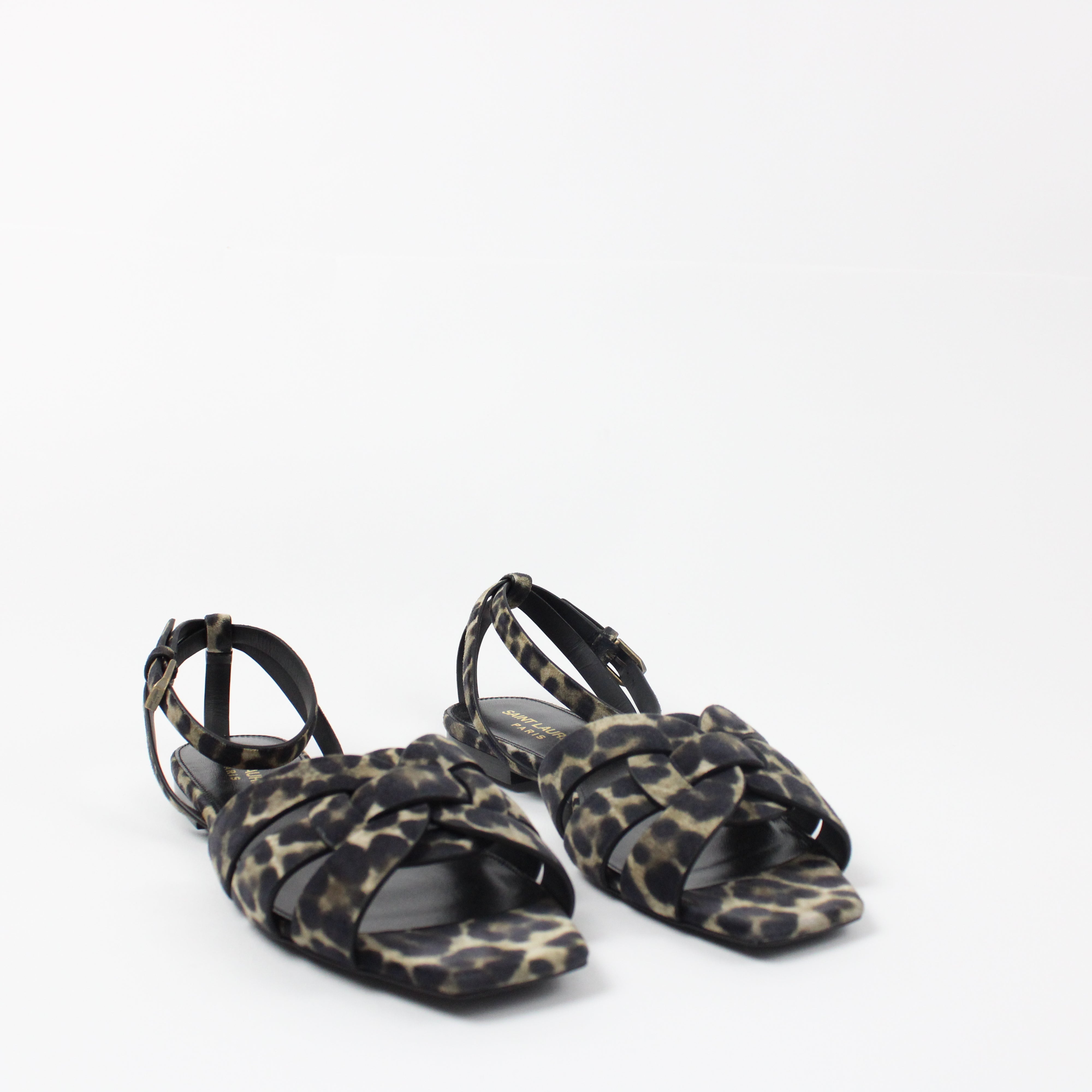 Saint Laurent Leopard Ballerina Woman Size 36.5