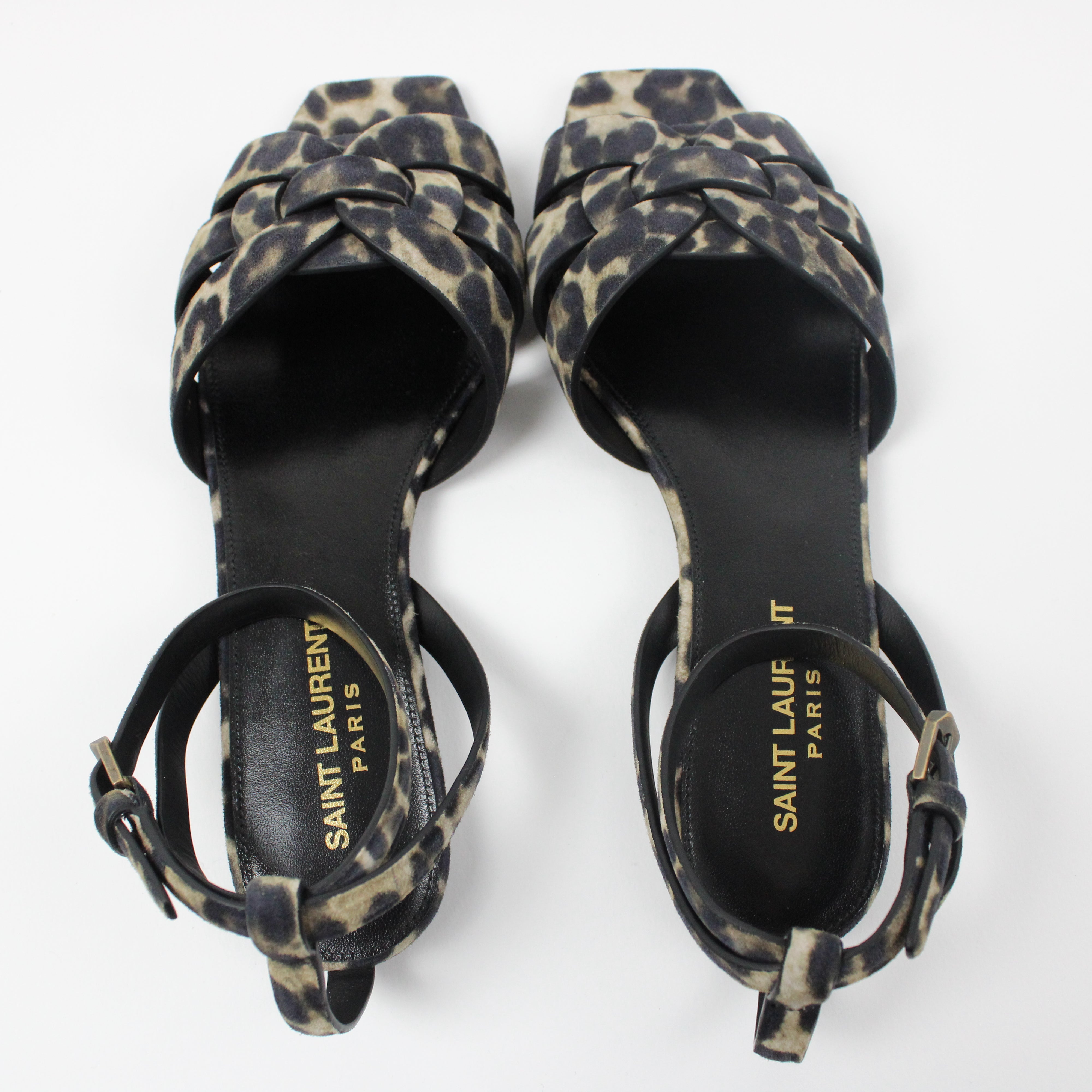 Saint Laurent Leopard Ballerina Woman Size 36.5