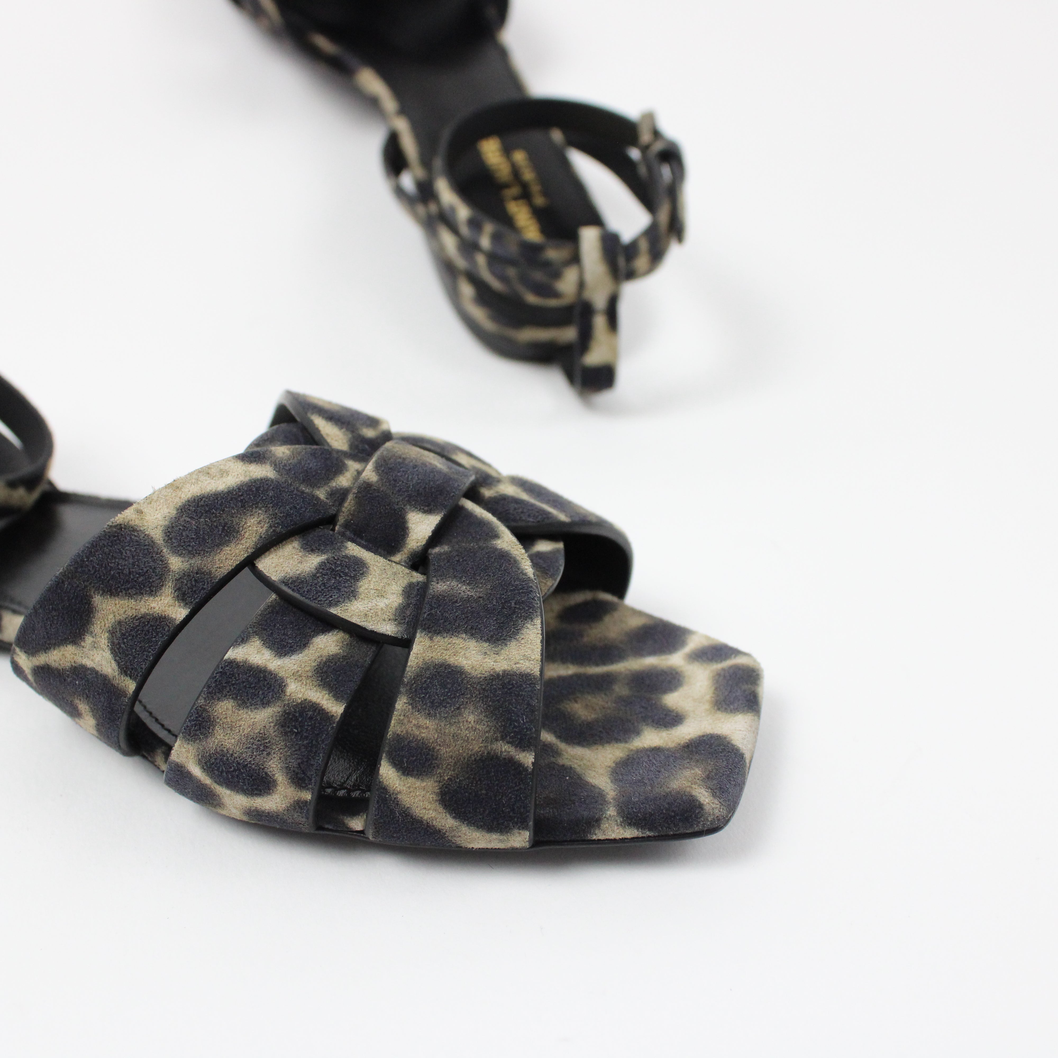 Saint Laurent Leopard Ballerina Woman Size 36.5