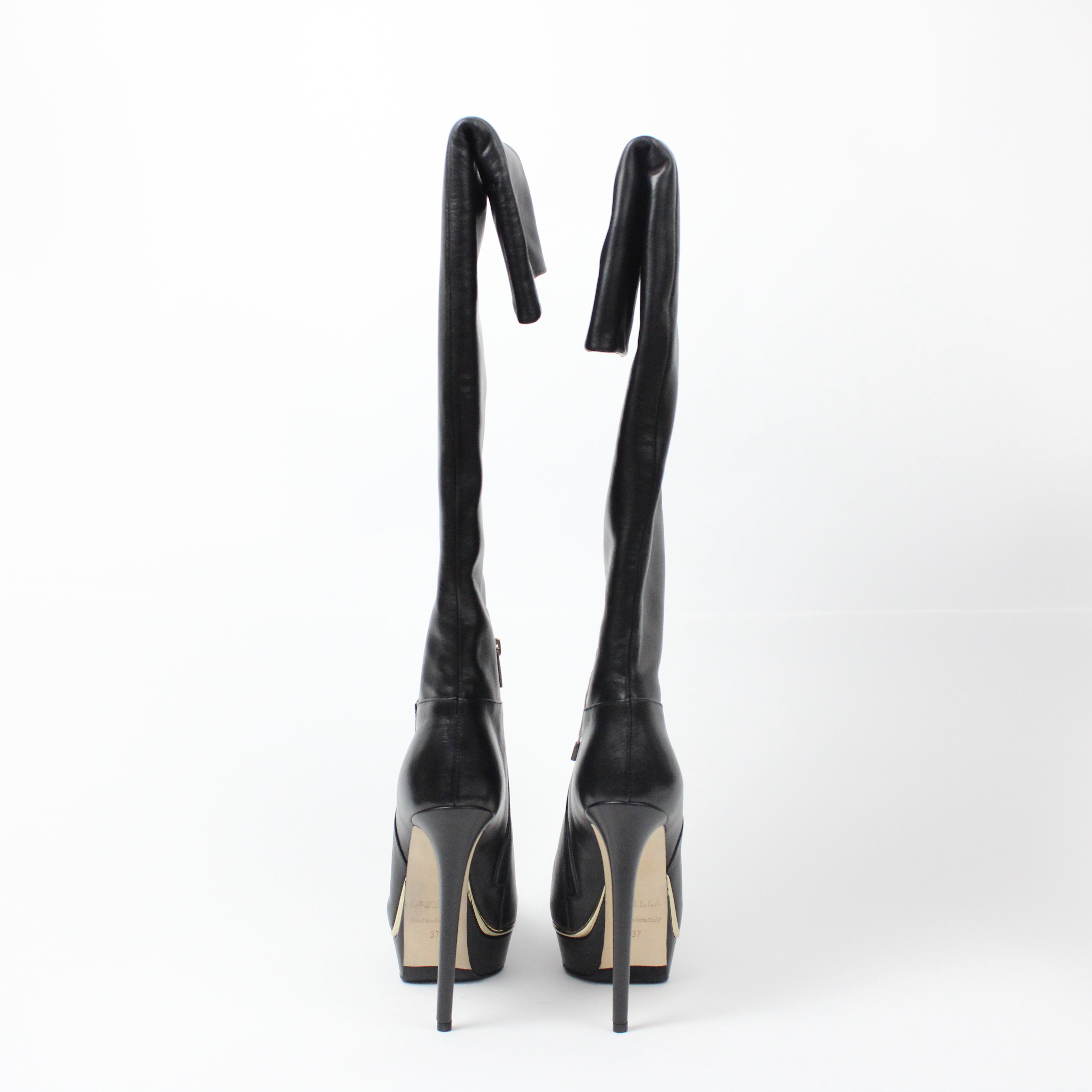 LE Silla Black Women's Boots Size 37