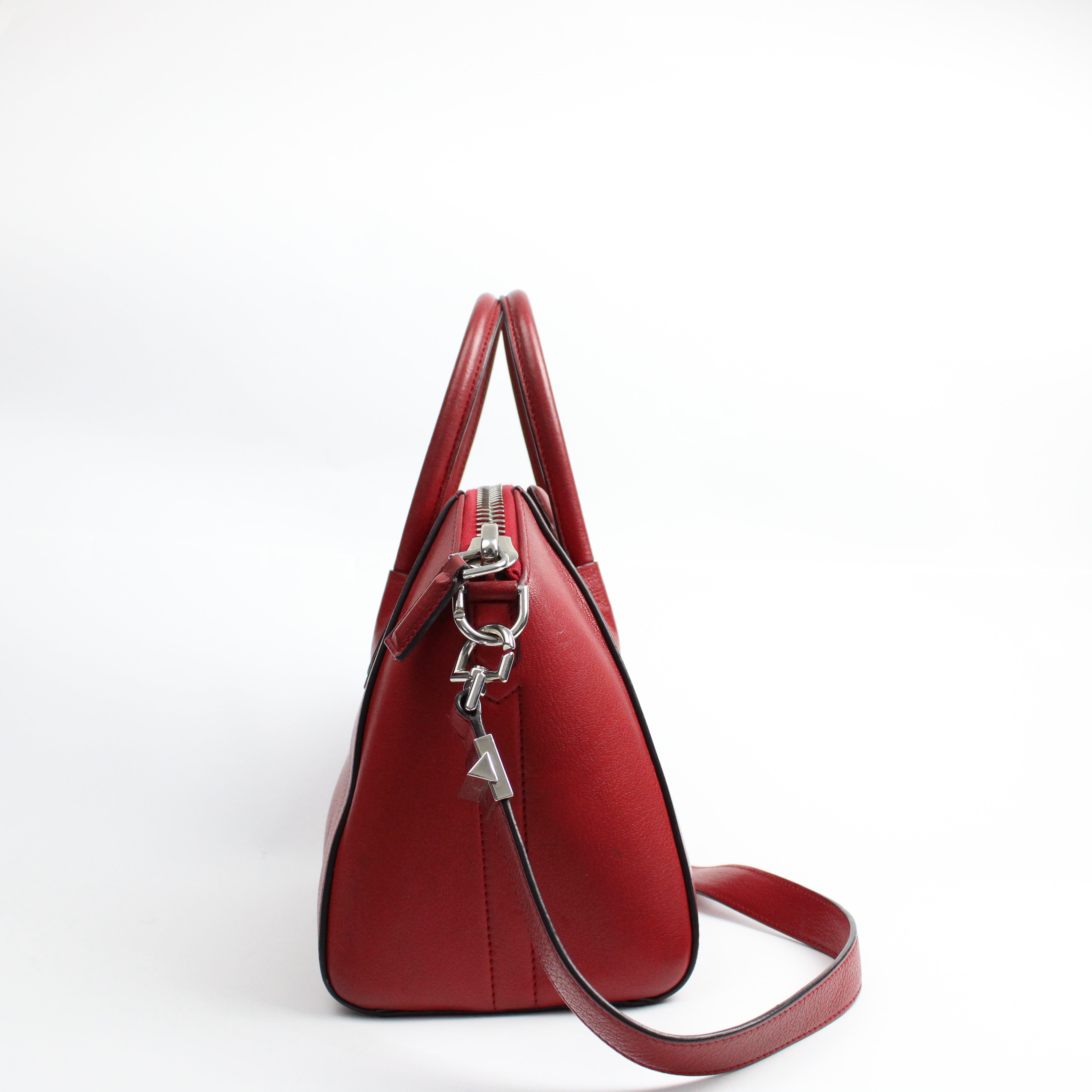 Givenchy Antigona Medio In Pelle Rossa