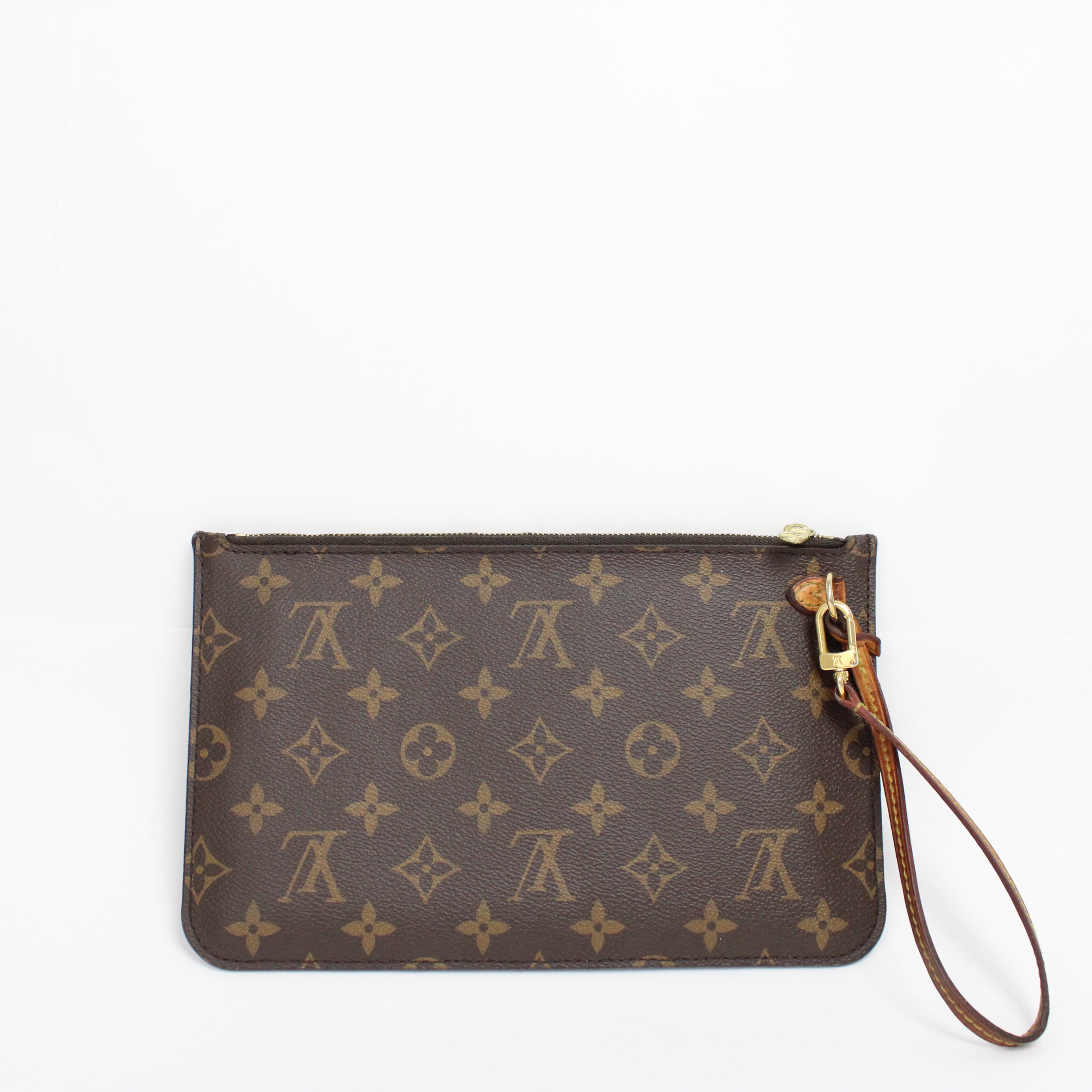 Louis Vuitton Clutch Neverfull In Monogram Canvas